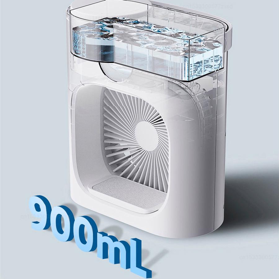 Вентилятор зі зволожувачем Xiaoda CL08 Mini Desktop Cooling Fan (XD-ZMLFS01) - фото 4