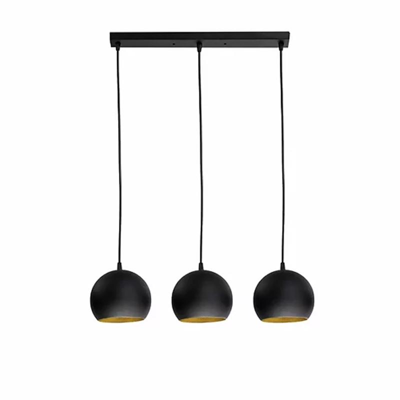 Люстра підвісна С150-450-3 Black/Gold