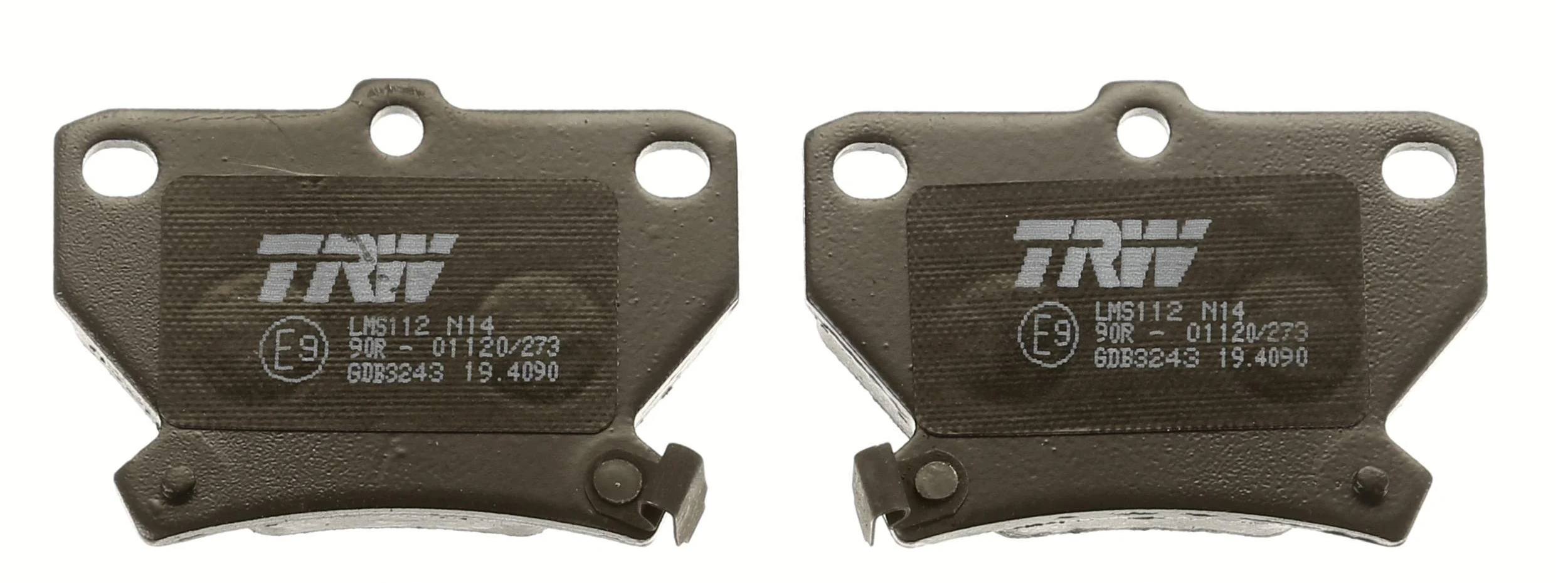 Комплект тормозных накладок для дисковых тормозов TRWGDB3243 (GDB3243)