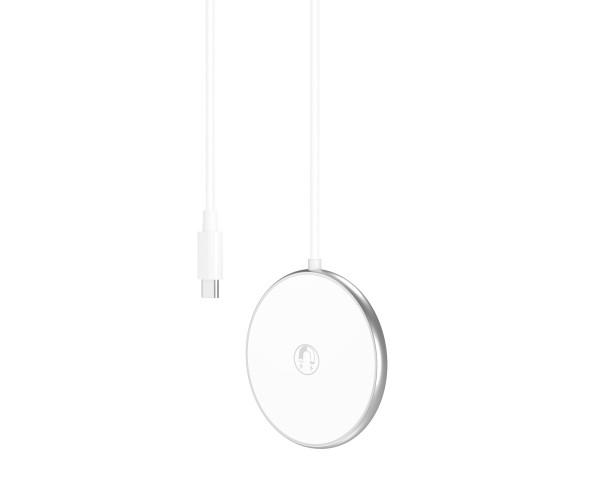 Пристрій бездротовий зарядний XO CX008 15W для смартфонів зі стандартом Qi Білий