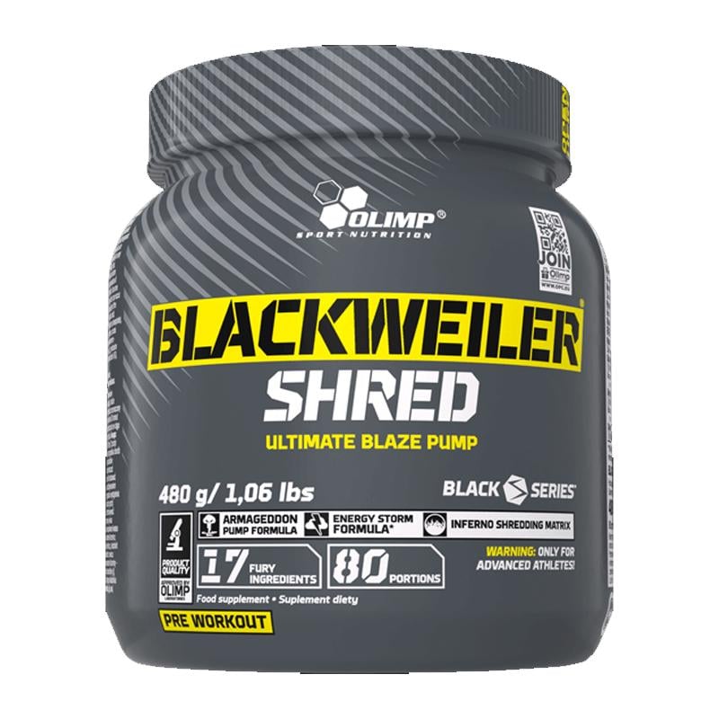 Предтренировочный комплекс Olimp Blackweiler Shred Апельсин 480 г (10486-01)