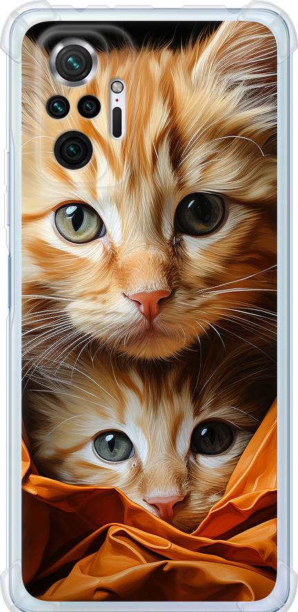 Чехол на Xiaomi Redmi Note 10 Pro Котики 2 (5664sp-2297-42517)