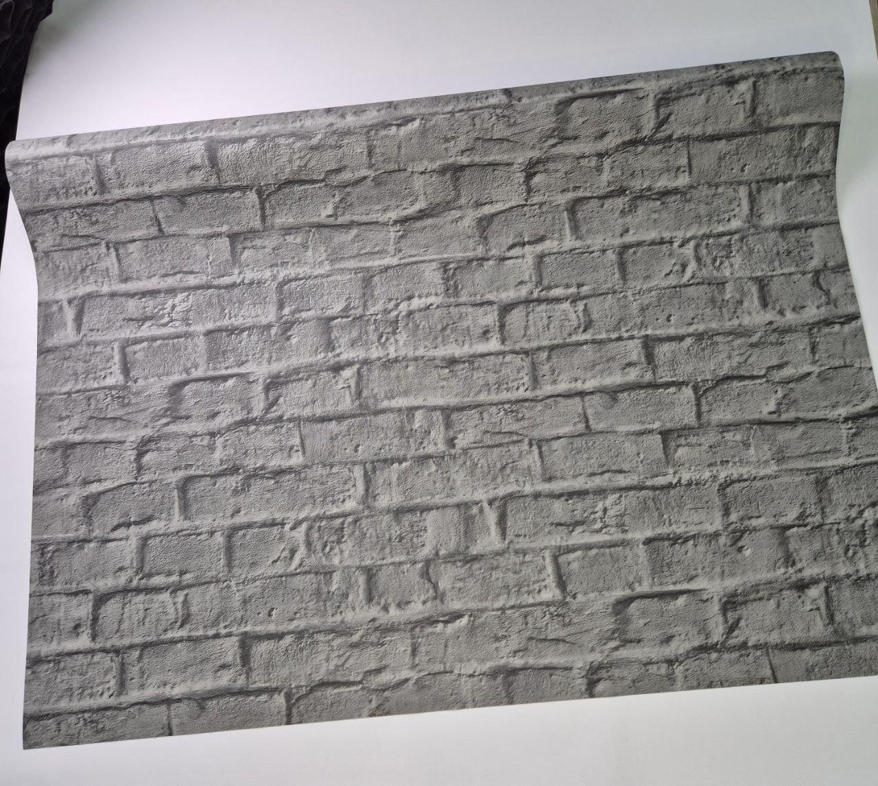 Шпалери вінілові Marburg 1034120 під цеглу для спальні/вітальні/кухні/коридору 1,06x10 м Темно-сірий (1034120) - фото 3 Шпалери вінілові Marburg 1034120 під цеглу для спальні/вітальні/кухні/коридору 1,06x10 м Темно-сірий (1034120) - фото 3