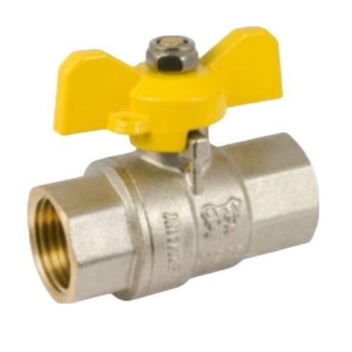 Кран шаровой KARRO SQ-1009761 1/2" ВВ для газа бабочка (154267)