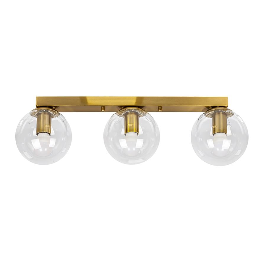 Люстра потолочная Лофт Light House LS-18638F-3 BRZ/CL 500 Бронзовый/Прозрачный