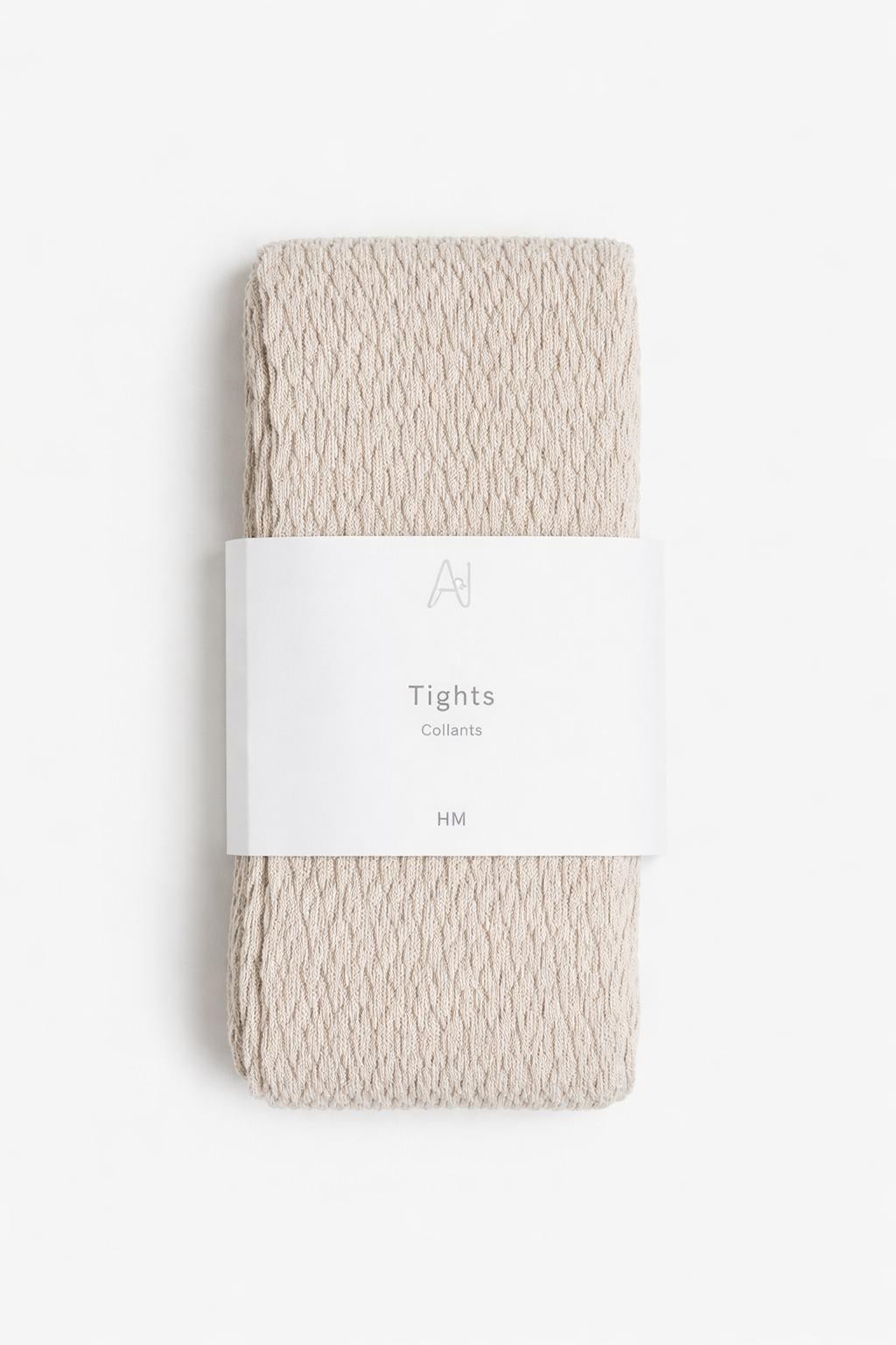 Колготки вязкая S Бежевый (1232143)