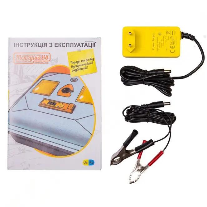 Інкубатор автоматичний Теплуша Люкс Greeny 88 ТАВ 12/50 з переворотним механізмом на 54 яйця (1291) - фото 4