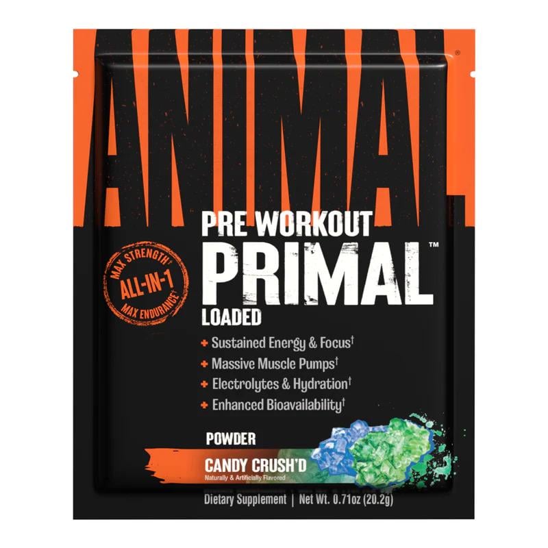 Предтренировочный комплекс Universal Nutrition Animal Primal Sample Pack Candy Crush’d 20,2 г