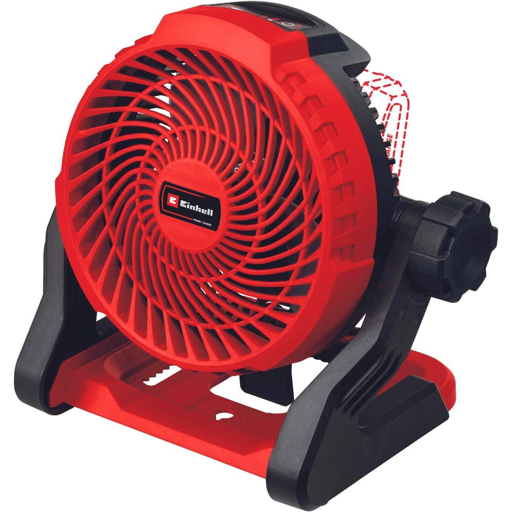 Вентилятор аккумуляторный Einhell GE-CF 18/2200 Li 18В PXC 180 мм 1200-2200об/мин. 1,2 кг без АКБ/ЗУ (253980) Вентилятор аккумуляторный Einhell GE-CF 18/2200 Li 18В PXC 180 мм 1200-2200об/мин. 1,2 кг без АКБ/ЗУ (253980)