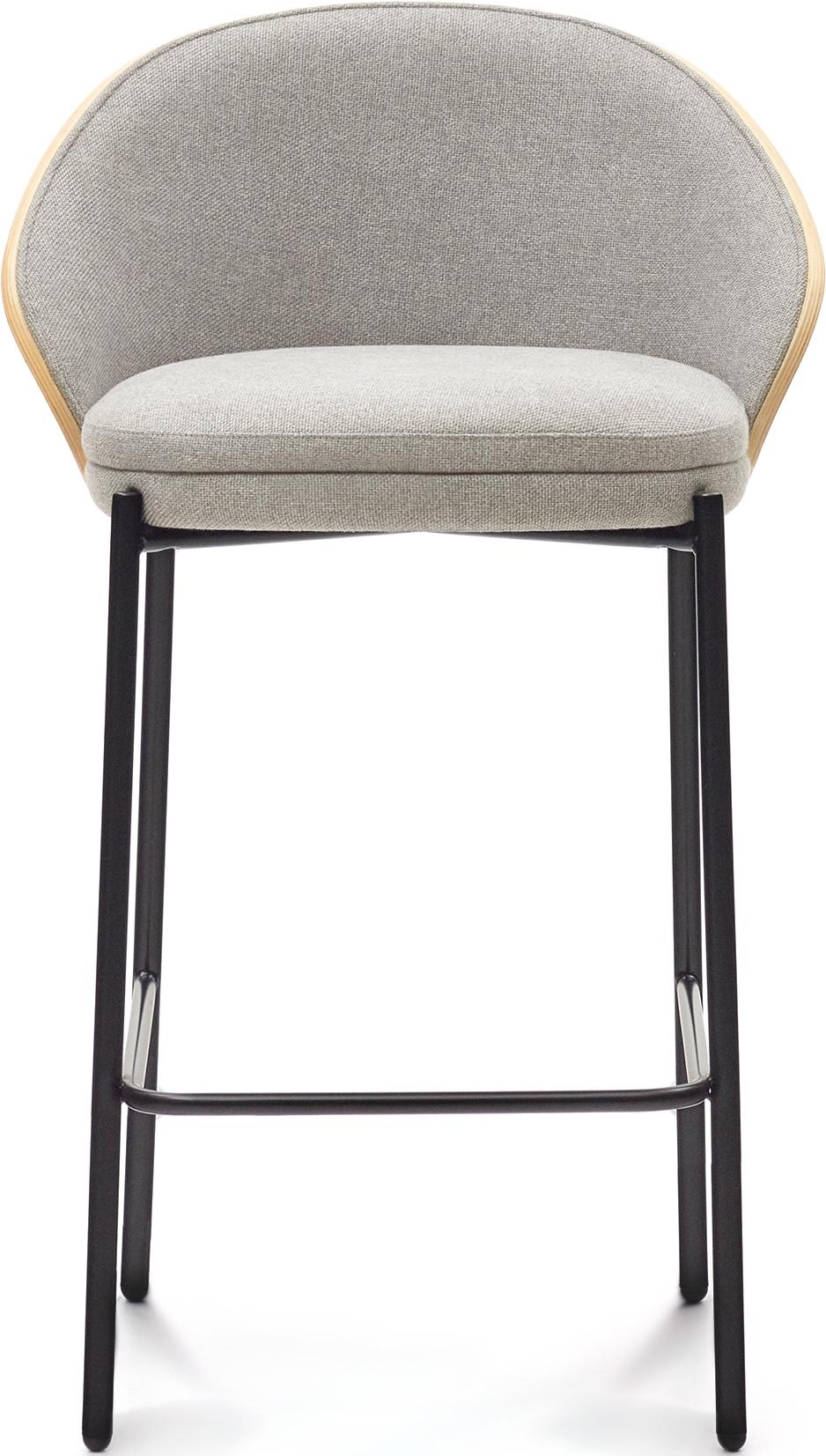 Напівбарний стілець Elba Moon salt and black legs (13855)