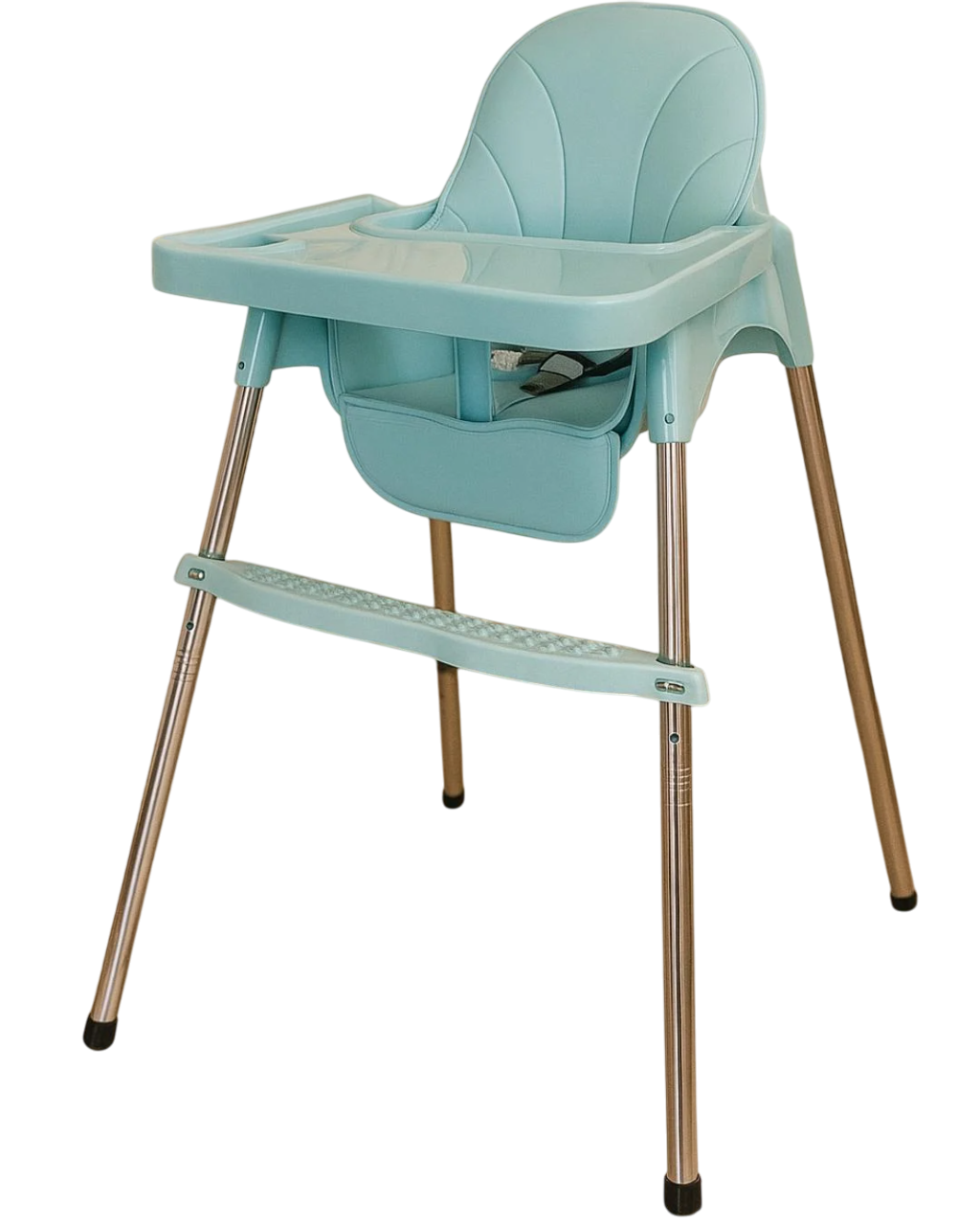 Стульчик для кормления с подножкой Синий (2606983424) - фото 1 Стульчик для кормления с подножкой Синий (2606983424) - фото 1