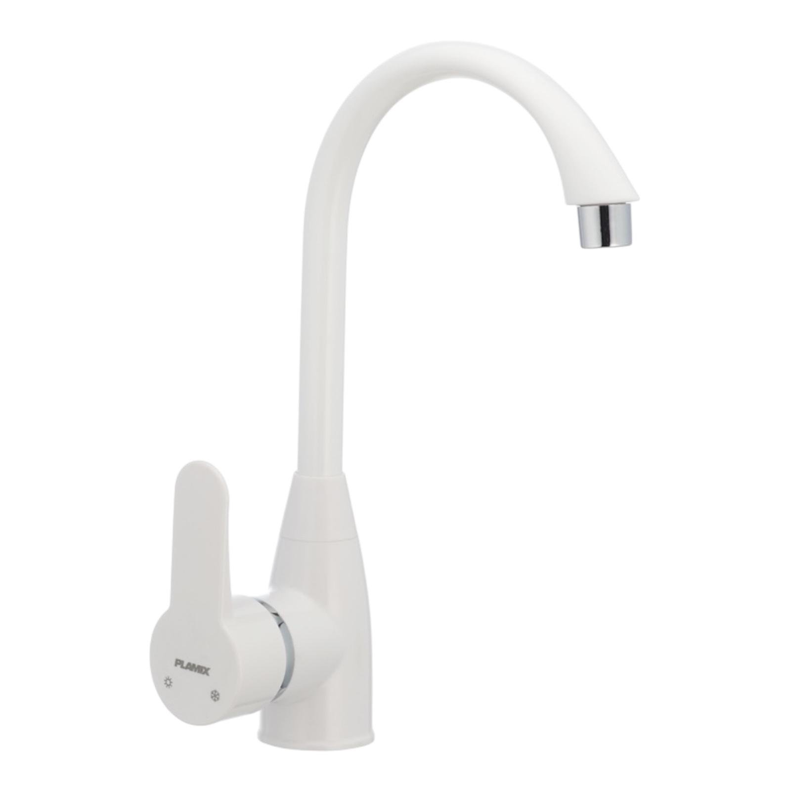 Смеситель PLAMIX Mario 011 Ухо White (PM0015)