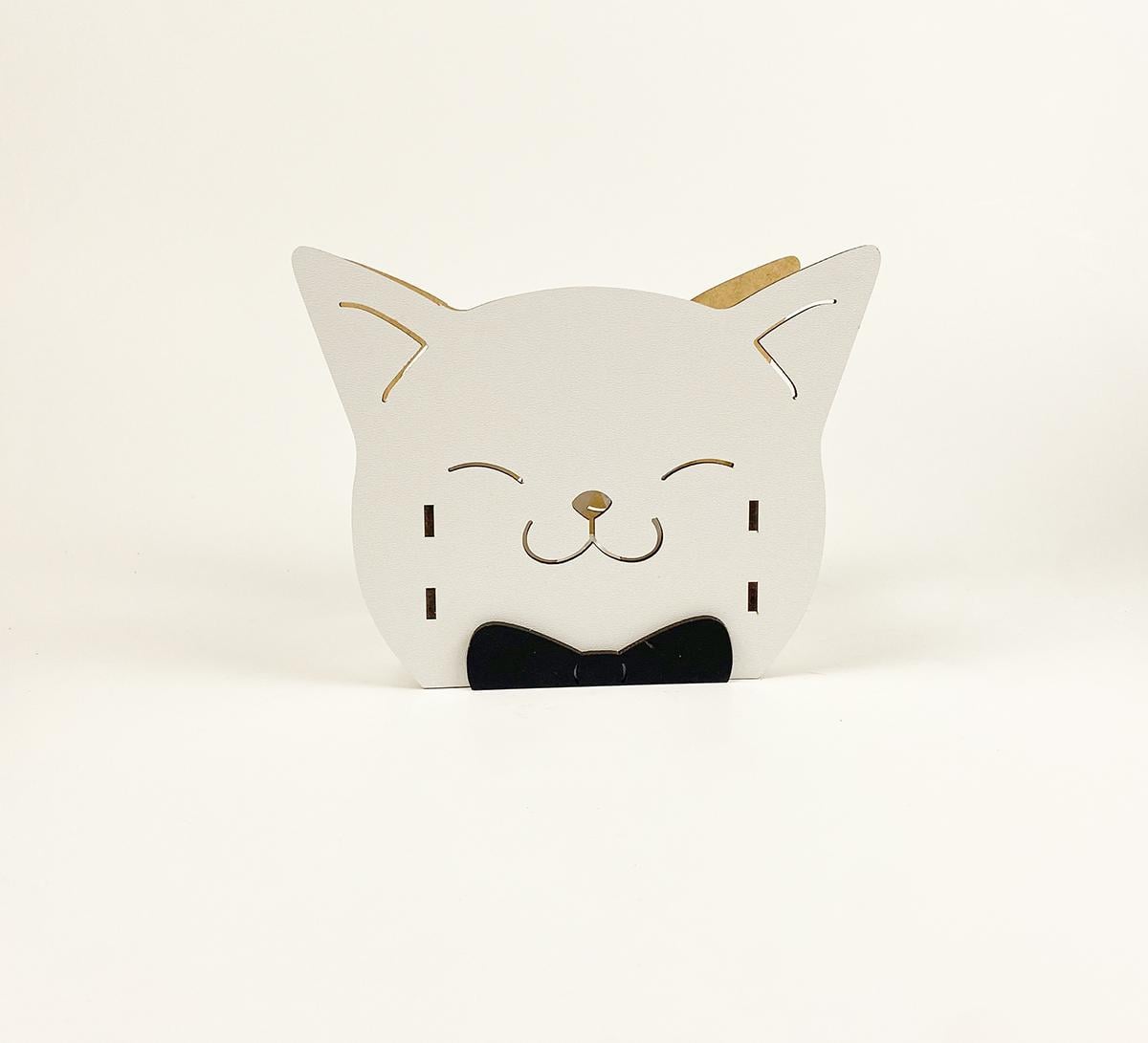 Корзина Котик в бантику (5832)