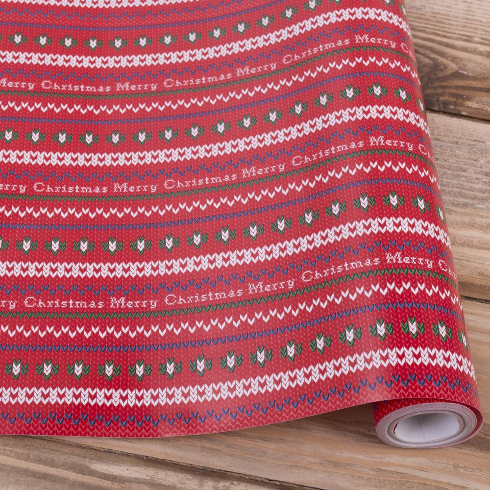 Бумага упаковочная новогодняя 3832-118 10 м (1468-294)
