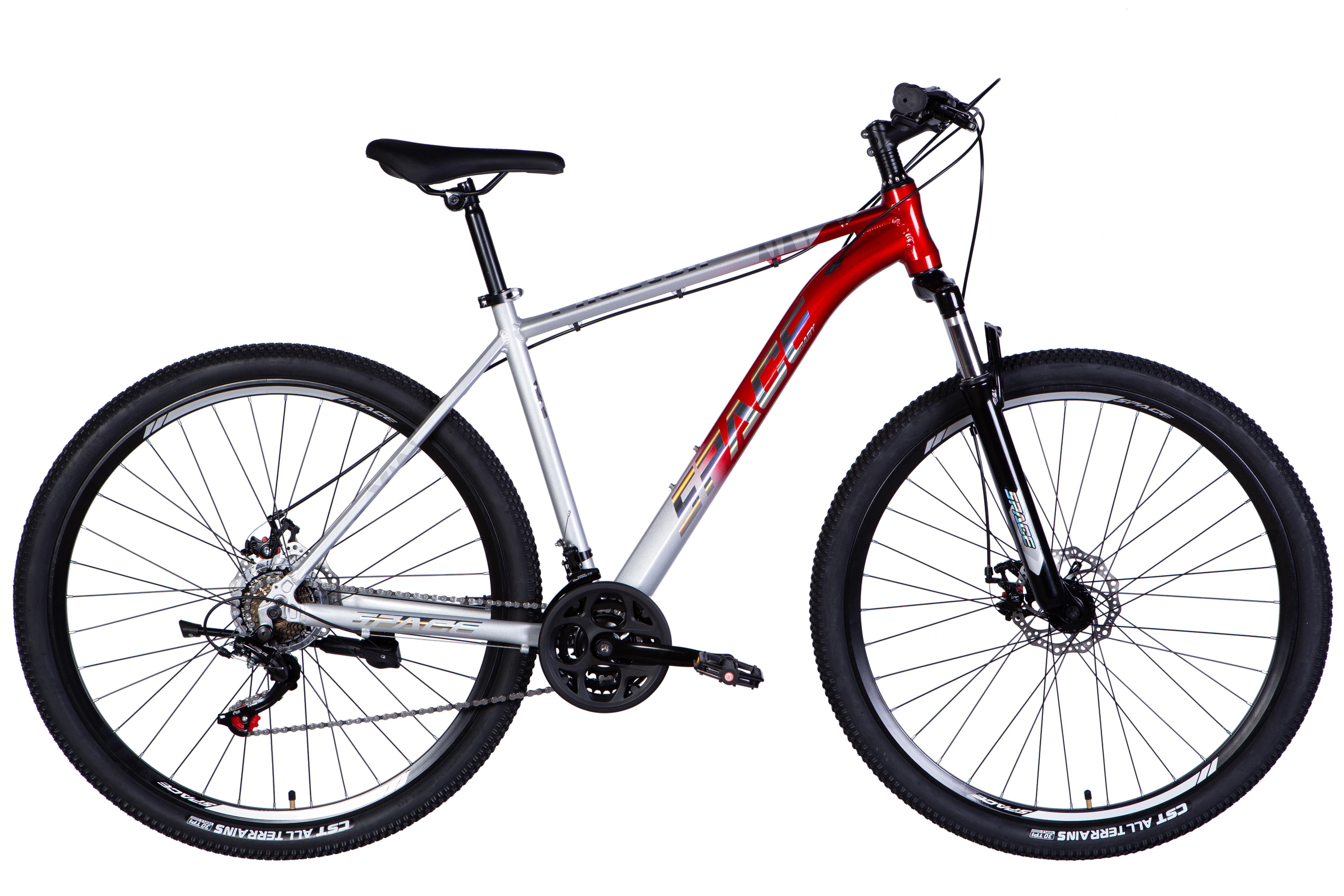 Велосипед Space PHAETON DD FR AL 29" рама 20" Серебряно-красный (25821086) Велосипед Space PHAETON DD FR AL 29" рама 20" Серебряно-красный (25821086)
