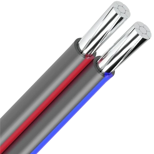 Провод силовой гибкий СИП-4 сечение 16 мм алюминий двухжильный 100 м Серый (33087686)