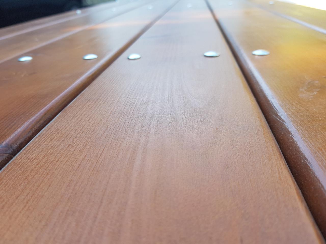 Стіл садовий з лавками зі спинками - фото 2