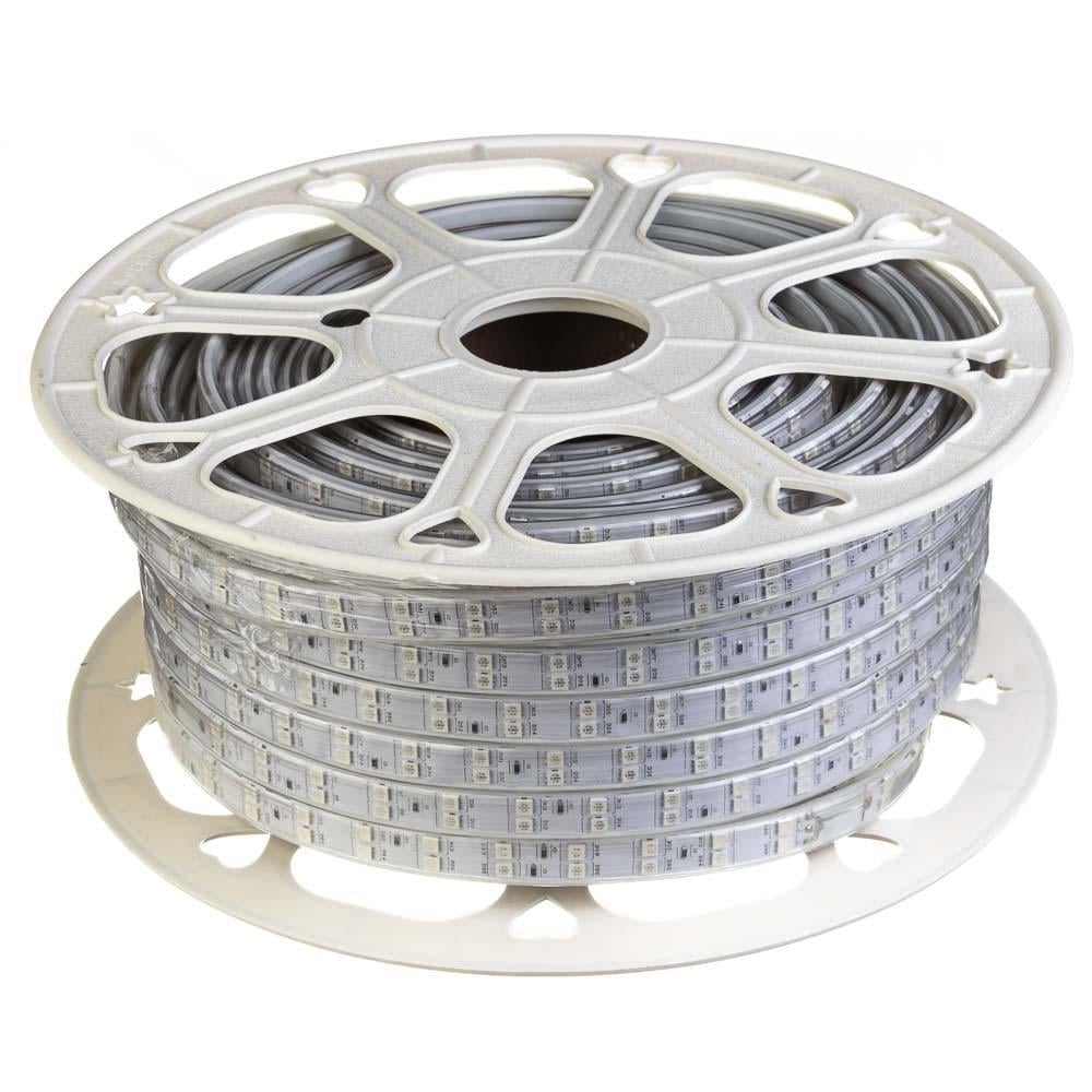 Світлодіодна лінійка AVT RGB 96-RGB-5050-220V-8W/м IP65 16,8х6,3 мм (1022505)