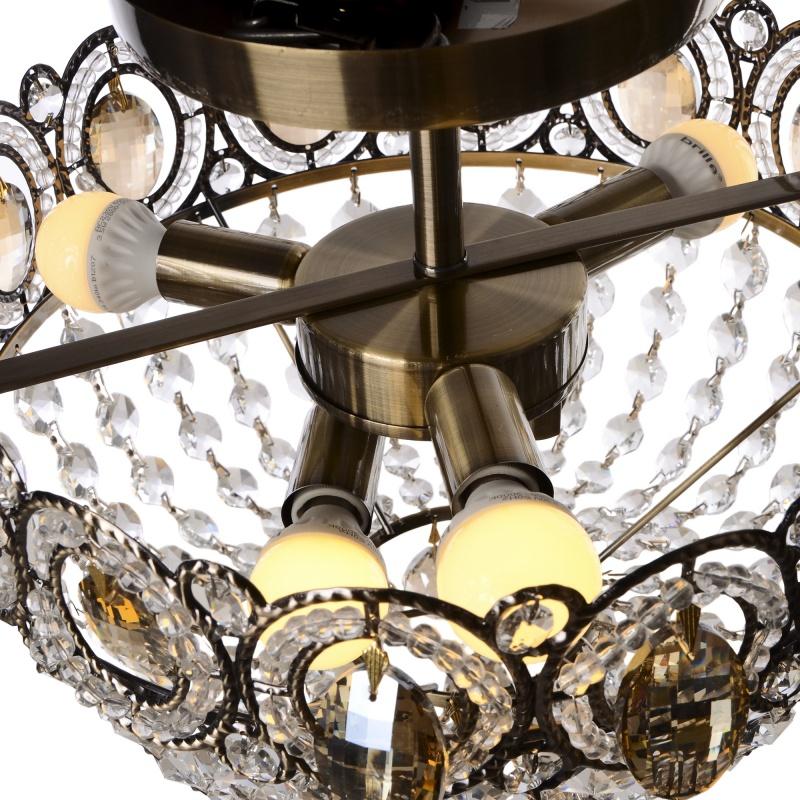 Люстра потолочная торт хрустальная Brille BCL-375C/5 E14 - фото 2 Люстра потолочная торт хрустальная Brille BCL-375C/5 E14 - фото 2