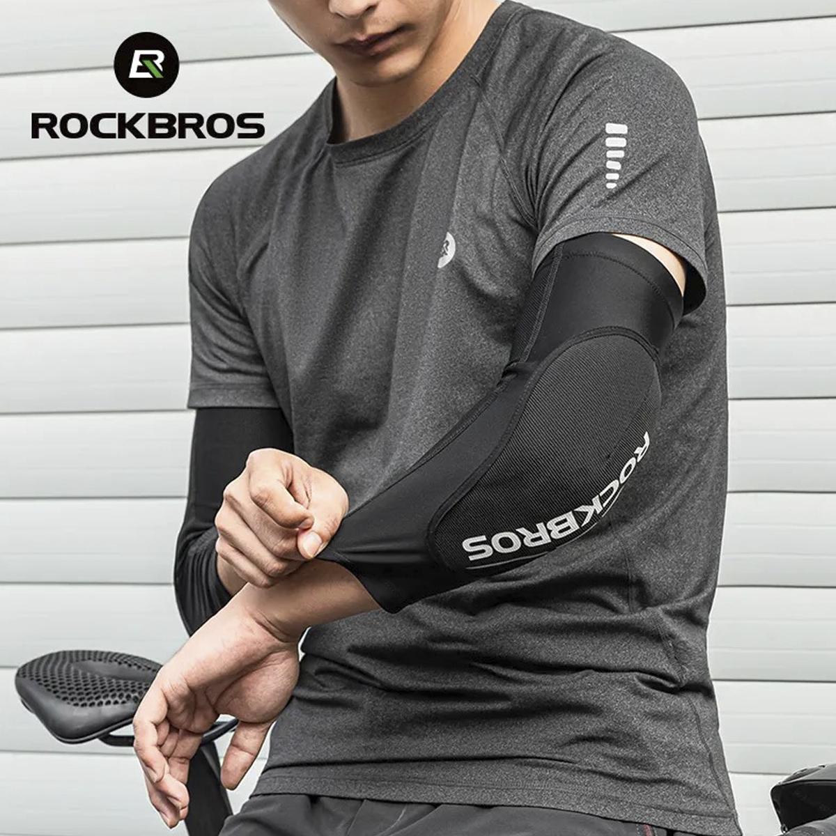 Захист для дорослих налокітники EVA ROCKBROS LF3226 Чорний з помаранчевим (RB-LF3226-1-4138) - фото 4