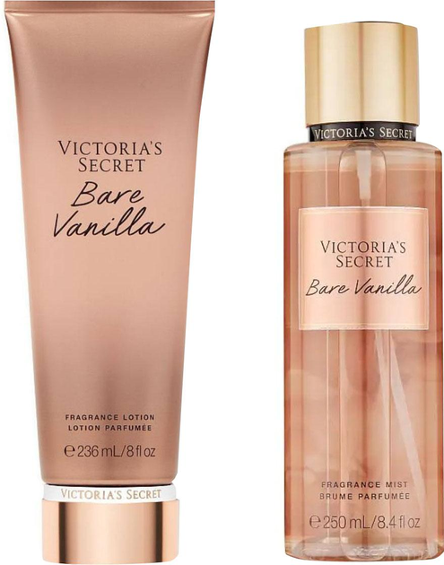 Подарочный набор Victoria's Secret Bare Vanilla спрей 250 мл и лосьон 236 мл (18074349)