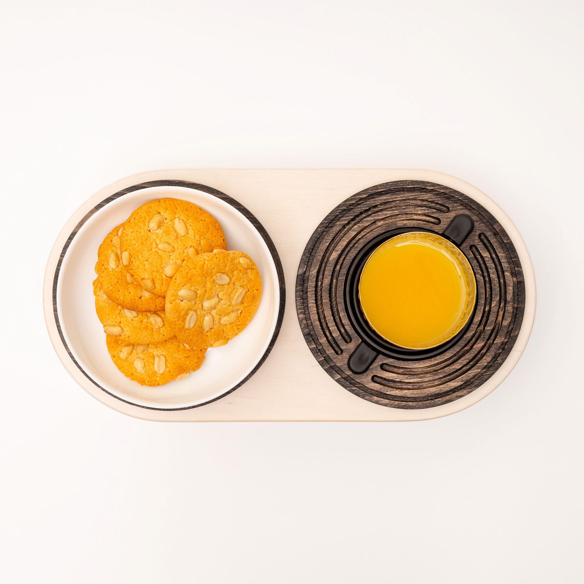 Підставка балансуюча Spillno Oval під келих/пляшку/банку з двосторонньою підставкою для чашки або тарілки (80001) - фото 7