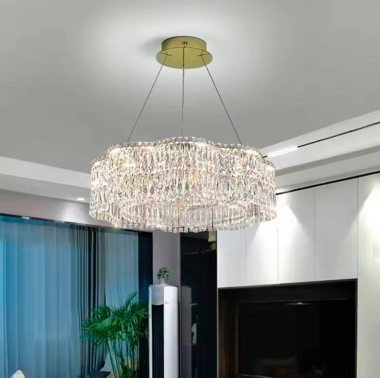Люстра светодиодная Zilini ER2902/600 Золотой (23911137)