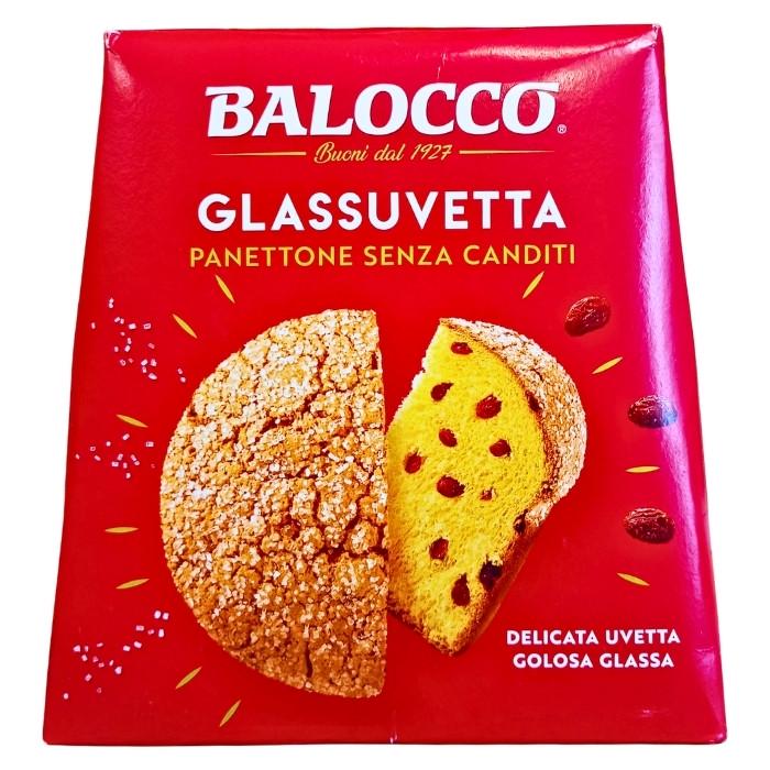 Кекс панетоне Balocco Glassuvetta Senza Canditi с изюмом и сахарной глазурью 1 кг