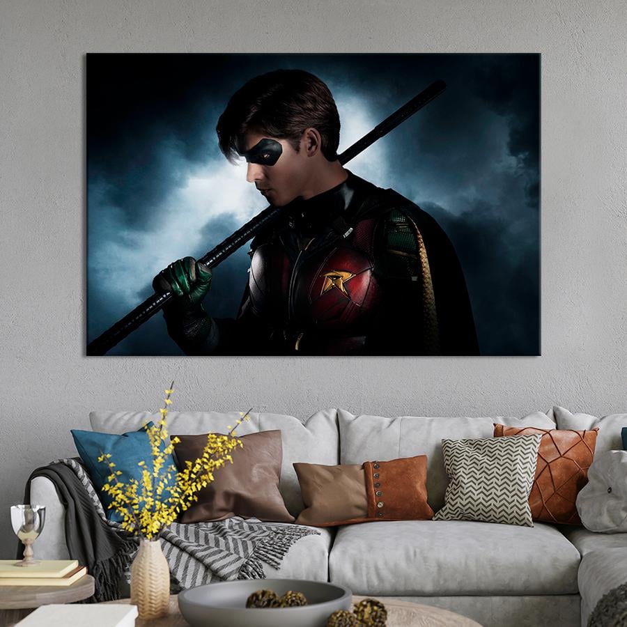 Настенний декор Дик Грейсон в образе Робина 51x34 см (A127-1)