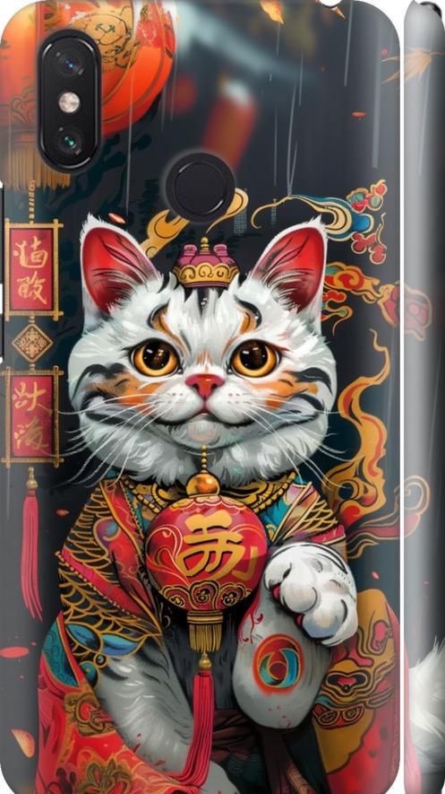 Чехол на Xiaomi Mi Max 3 China Cat v2 (6135m-1534-42517)