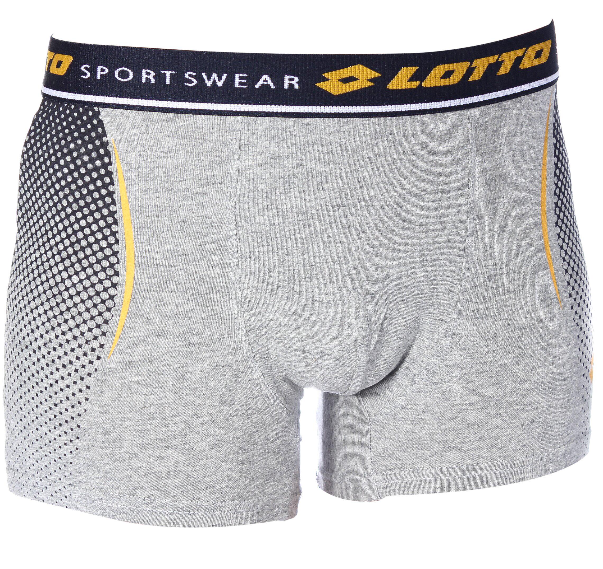 Трусы-боксеры Lotto Men's Boxer M 1 шт. Gray (30510818-3