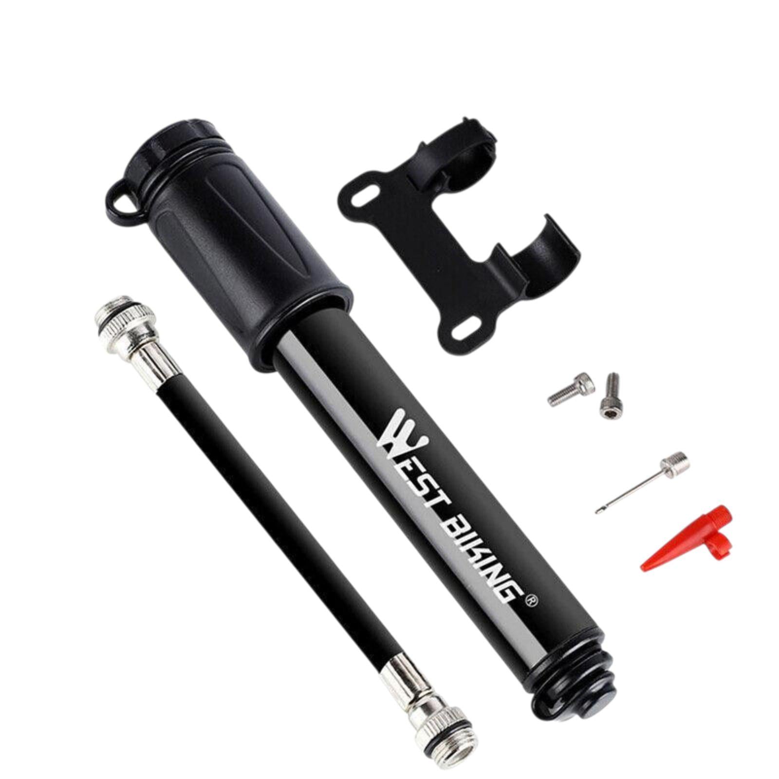 Насос портативный мини для велосипеда WEST BIKING ручной для закачки Насос портативный мини для велосипеда WEST BIKING ручной для закачки