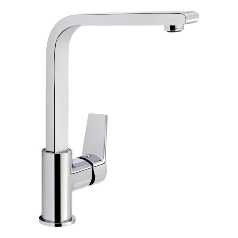 Смеситель для кухни Q-tap Javornik QTJV9014107FC однорычажный Хром (77397)