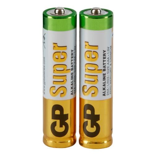 Батарейка GP SUPER щелочная LR06 АА 2 шт.