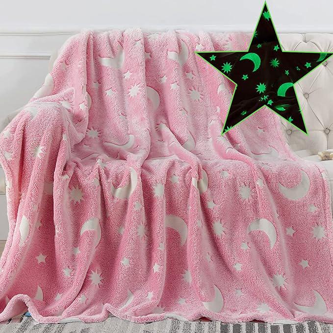 Плед Зіркове небо світиться у темряві 150х200 см Рожевий (2104618354) - фото 10 Плед Зіркове небо світиться у темряві 150х200 см Рожевий (2104618354) - фото 10