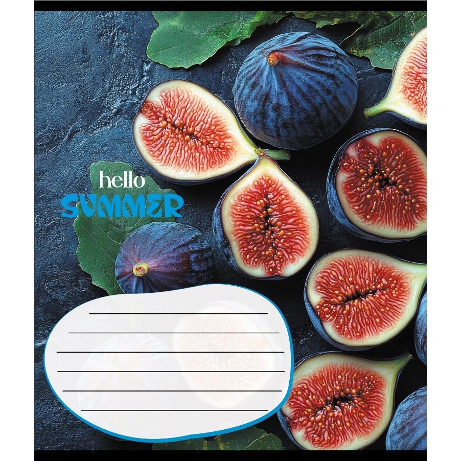 Тетрадь общая Школьник Фруктовый сет в клетку 18 листов (018-530414K-5)