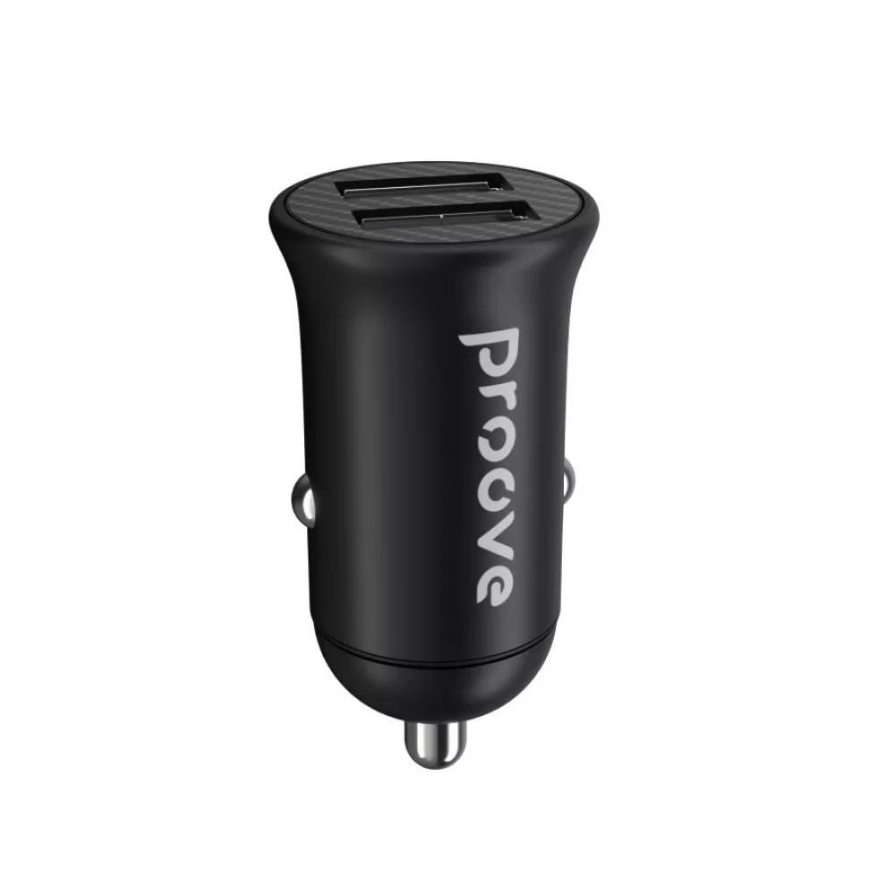 Зарядное устройство для телефона Proove 2 USB 4.8A Kely Car Charger 2USB A+A (34910)