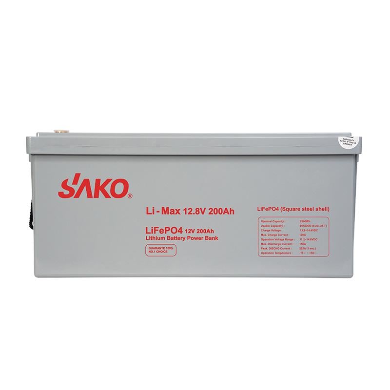 Аккумуляторная батарея SAKO Li-Max LiFePO4 12,8V 200 Ah (36914547) Аккумуляторная батарея SAKO Li-Max LiFePO4 12,8V 200 Ah (36914547)