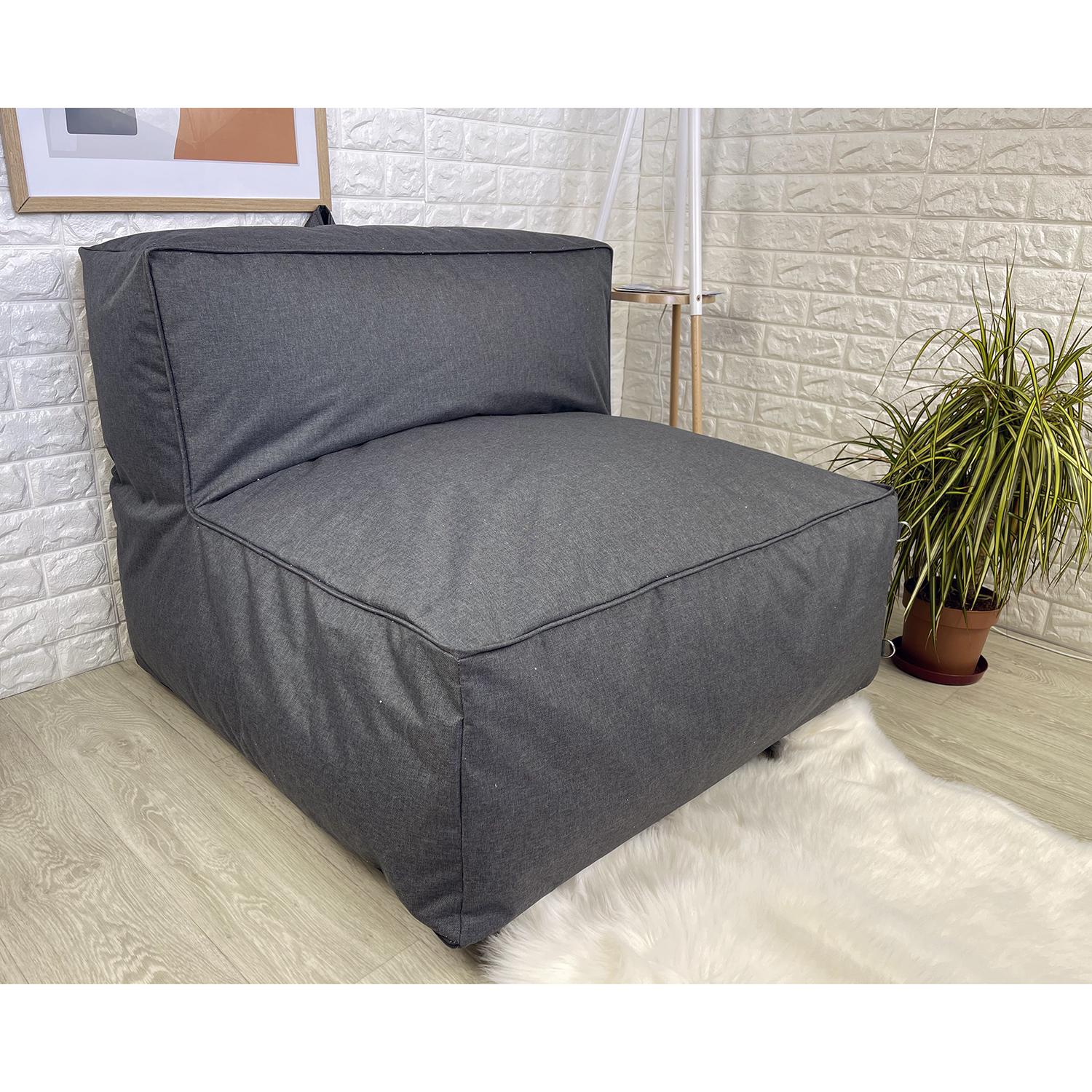 Безкаркасний модульний диван Tia-Sport Блек прямий Сірий - фото 4