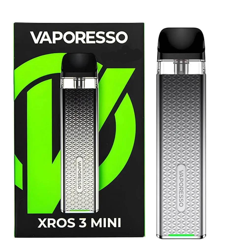 Электронная сигарета Vaporesso Xros 3 mini без жидкости Icy Silver (18954106)