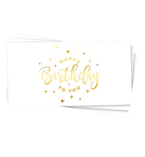 Конверт для грошей "Happy Birthday" Золотий (514324) Конверт для грошей "Happy Birthday" Золотий (514324)