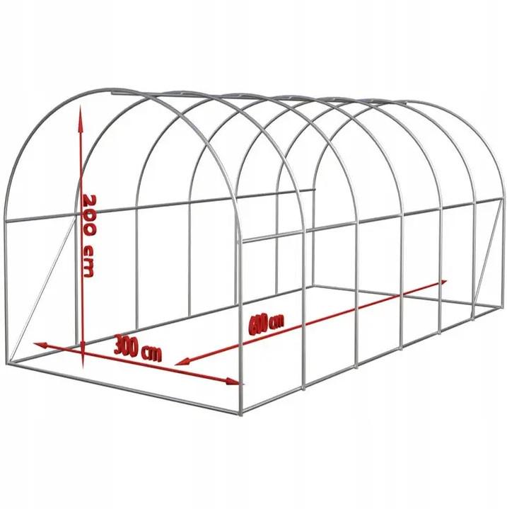 Теплиця садова плівкова Bass Polska 600х300х200 см (8598) - фото 4