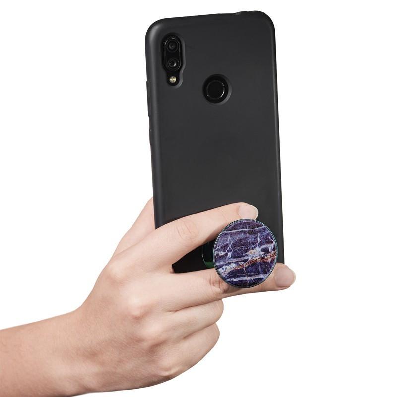 Держатель попсокет Luxe Cube Popsockets POP 007 Чорний мармур съемный верх - фото 3