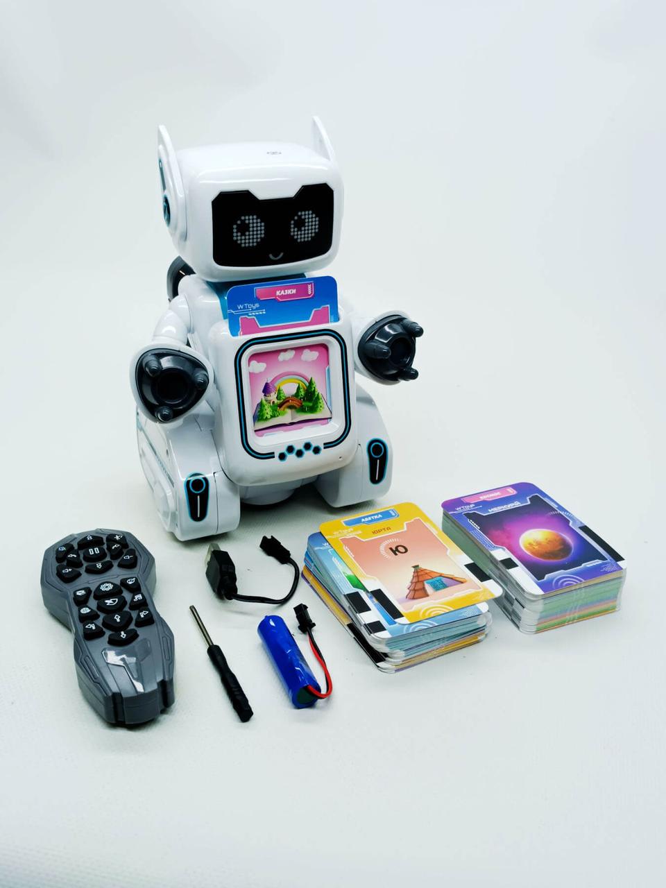 Игрушка интерактивная WToys Робо-друг на радиоуправлении с карточками (89610)