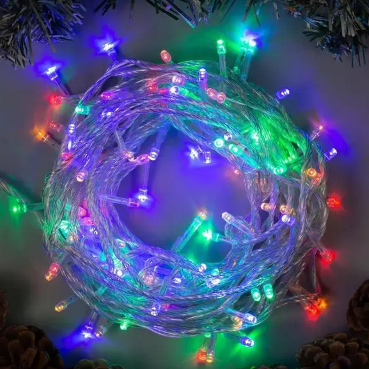 Гирлянда новогодняя Xmas 200 Led 18 м Разноцветный