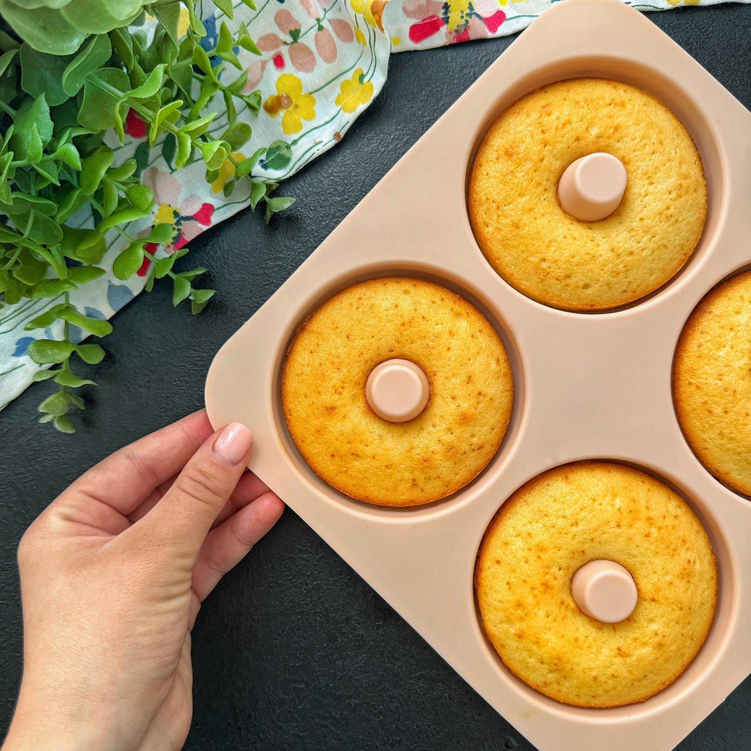 Форма для выпечки на 4 ячейки 23,5х23,5х2 см Бежевый (86250) - фото 11 Форма для выпечки на 4 ячейки 23,5х23,5х2 см Бежевый (86250) - фото 11