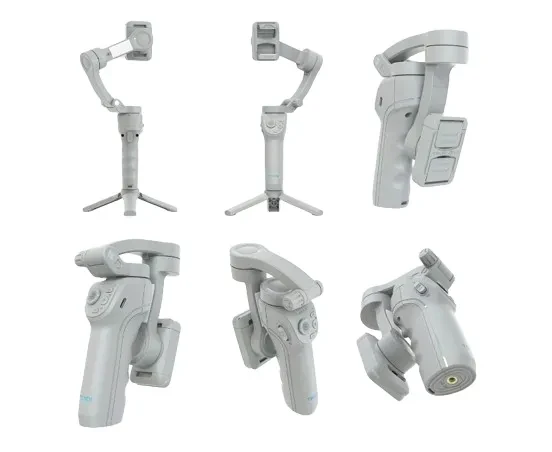 Стабілізатор для телефона TOKQI M01 3-осьовий електронний - фото 4 Стабілізатор для телефона TOKQI M01 3-осьовий електронний - фото 4