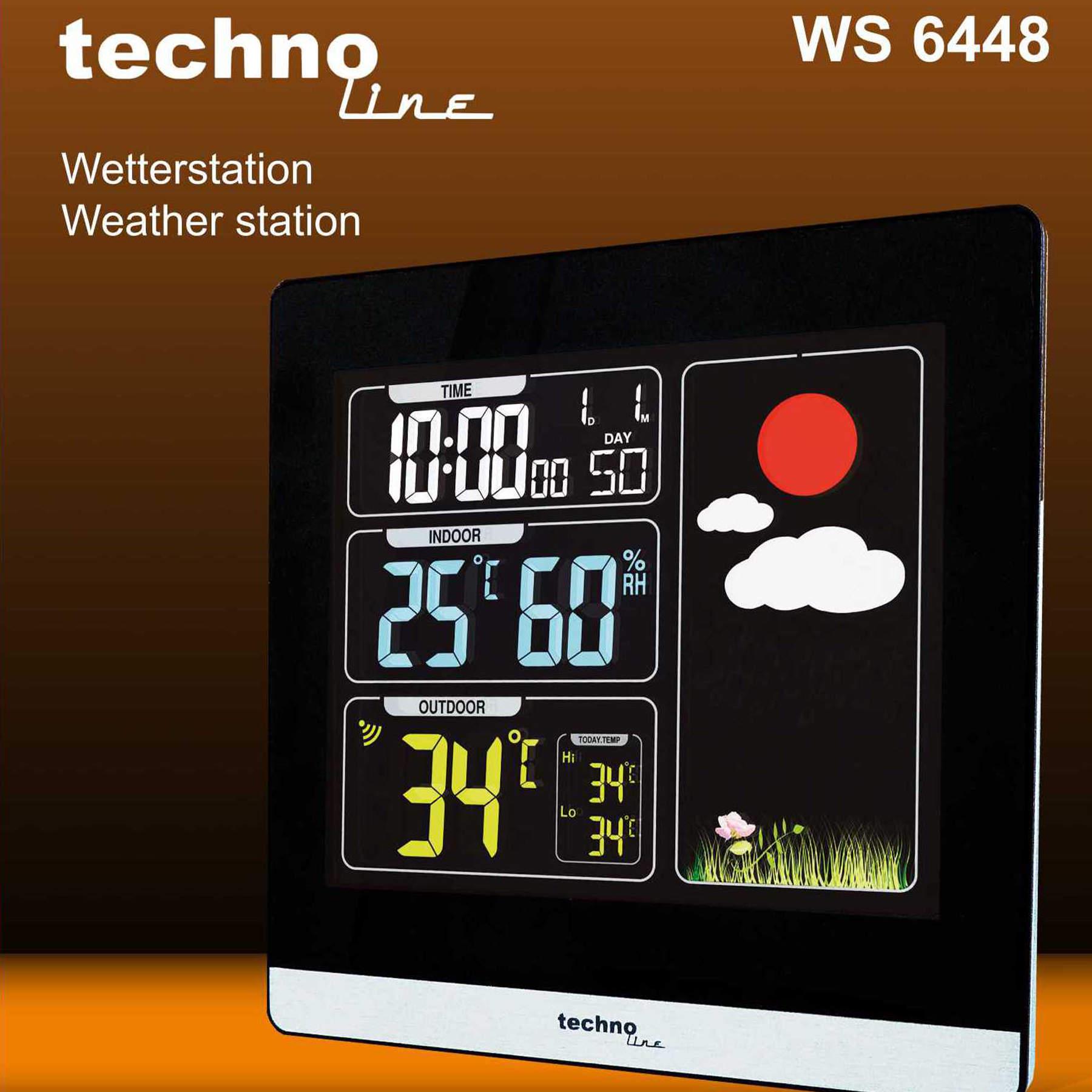 Метеостанция Technoline WS6448 Black (955) - фото 7