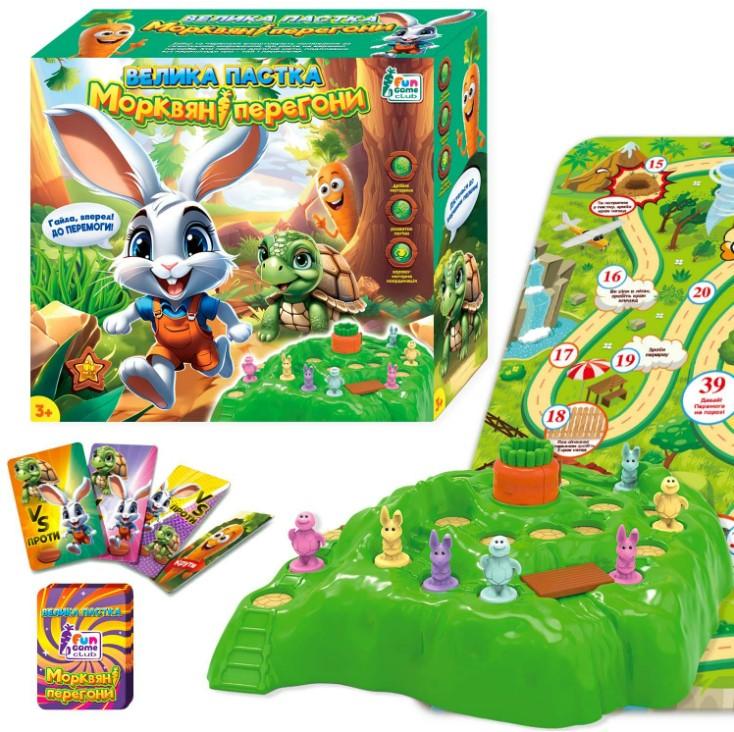 Настольная игра Заячья гонка 7229 24 карточки 27х27х11 см (7229)