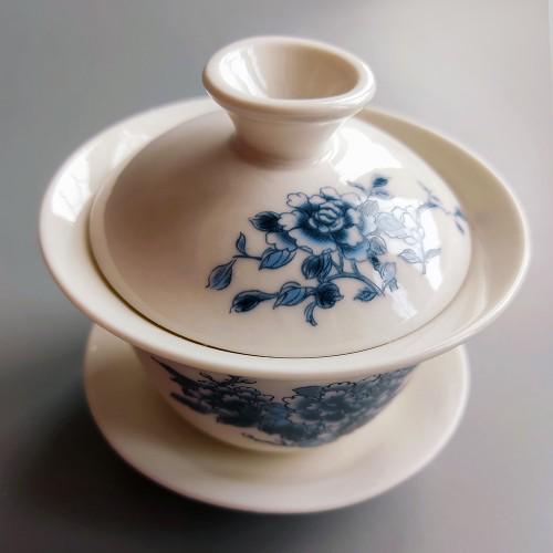 Гайвань фарфоровая расписная 100 мл - фото 3 Гайвань фарфоровая расписная 100 мл - фото 3